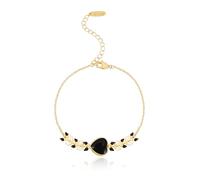 Montana West Wrangler 18K Gold-Plated Chain Bracelet for Women Adjustable Jewelry, 6.5 " - 7.5 ", Copper, no gemstone