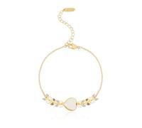 Montana West Wrangler 18K Gold-Plated Chain Bracelet for Women Adjustable Jewelry, 6.5 " - 7.5 ", Copper, no gemstone