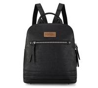 Montana West Wrangler Backpack Purse for Women Backpack Purse Ladies Bookbag Travel Work Daypacks Bags, Black, Mini, Daypack Backpacks