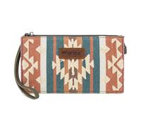 Montana West Wrangler Clutch Purses for Women Western Wristlet Wallet Boho Aztec Card Holder Zipper Handbags for Ladies, Olive Green