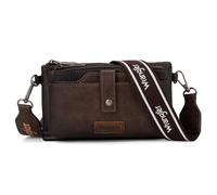 Montana West Wrangler Crossbody Bags for Women Multi-function Card Wallet with Double Layer Purse, Coffee, Retro western wallet purse collection with Wrangler by Montana West.