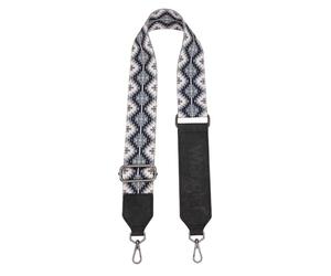 Montana West - Wrangler Strap Western Purse Straps Replacement Crossbody Bag Adjustable Aztec Wide Guitar Strap STP-3005BK