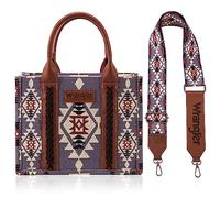 Montana West Wrangler Tote Bag for Women Western Shoulder Purses Boho Aztec Satchel Handbags, Angel Diamond Lavender-guitar Strap M, M