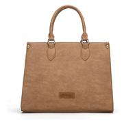 Montana West Wrangler Tote Bag for Women Western Tote Purse Large Work Satchel Handbag for Business Teacher Office, Khaki, M