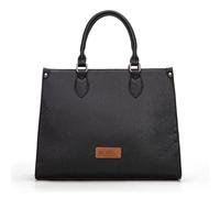 Montana West Wrangler Tote Bag for Women Western Tote Purse Large Work Satchel Handbag for Business Teacher Office, Black, M