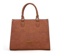 Montana West Wrangler Tote Bag for Women Western Tote Purse Large Work Satchel Handbag for Business Teacher Office, Tan, M