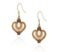 Montana West Wrangler Western Vintage Turquoise Dangle Earrings for Women | Antique Gold & Silver Boho Heart Square Drop Hook Earrings, Southwestern Cowgirl Retro Stone Jewelry Gift for Country Concert
