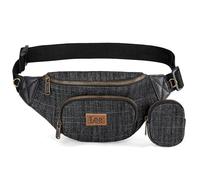 Montana West x Lee Fanny Pack for Women Denim Waist Pack Purse Belt Bags Crossbody Sling Bag Travel and Everyday Wear, Black, One Size, Fashion