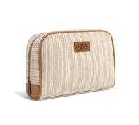 Montana West x Lee Makeup Bag & Cosmetic Bags for Women Travel Pouches for Organization, Lee-khaki, 8.3"L x 3.5"W x 6.5"H