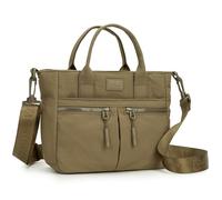 Montana West x Lee Nylon Tote Bag for Women Small Shoulder Handbag with Crossbody Strap, Travel, Work, Everyday Bag, Lee-deep Khaki, M