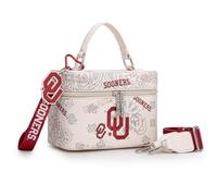 Montana West X NCAA Box Crossbody Purse For Women Designer Purses Sport Top Handle, Handbag Satchel With Adjustable Strap, Ou-beige, Sports