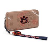 Montana West X NCAA Women's Wallet Sport Wristlet Long Designer Clutch with Keychain, Large Capacity Card Phone Holder NC-AU011KH