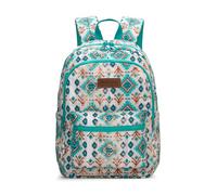 Montana West x Wrangler Aztec Backpack Mommy Daypack Western Travel Bag for Women, B-turquoise, Large