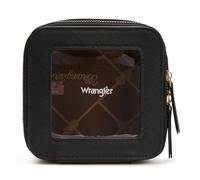 Montana West X Wrangler Clear Makeup Bag Travel Cosmetic Bag Portable Make Up Toiletry Organizer for Women, Small Black, Small
