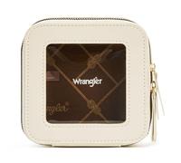Montana West X Wrangler Clear Makeup Bag Travel Cosmetic Bag Portable Make Up Toiletry Organizer for Women, Small Beige, S