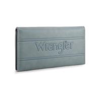 Montana West X Wrangler Slim Womens Wallet Large Money Organizer Minimalist Bifold Checkbook Wallet With Detachable Zipper Coin Pocket, Ultra-Jean, Minimalist