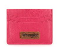 Montana West X Wrangler Small Credit Card Holder for Women Rfid Blocking Credit Wallet, Graceful-Hot-Pink, Trendy
