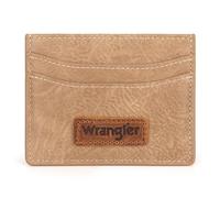 Montana West X Wrangler Small Credit Card Holder for Women Rfid Blocking Credit Wallet, Graceful-Khaki, Western