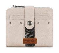 Montana West X Wrangler Wallet Women Small Bifold Wallet Womens Ladies Female Credit Card Wallet with Removable ID Window, Beige, Western