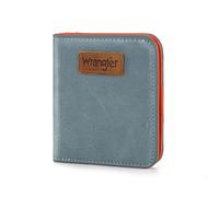 Montana West X Wrangler Wallet Women Small with Rfid Lining and A Coin Purse, Jean, S, Minimalist