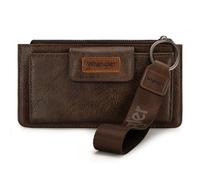 Montana West X Wrangler Wristlet Wallets for Women with ID Window and a Coin Purse, Coffee, Large