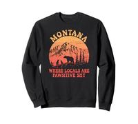 Montana Where Locals Are Pawsitive Distanced Sweatshirt