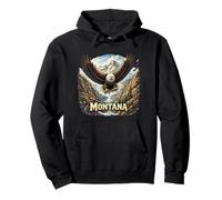 Montana Wild Peaks Eagle Big Sky Pullover Hoodie