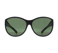 montana Women's Butterfly Matte Black G15 Polarized FO8 Fit Over Glasses Sunglasses