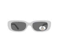 montana Women's Rectangle Light Transparent Grey Smoke Polarized MP65