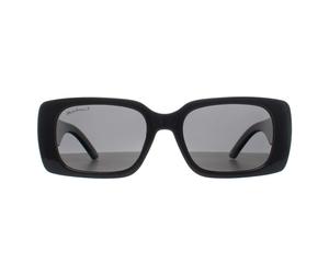 montana Women's Rectangle Shiny Black Smoke Polarized MP194 montana Black One Size