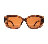 montana Women's Rectangle Shiny Soft Demi Brown Polarized MP56
