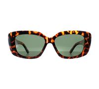 montana Women's Rectangle Shiny Turtle G15 Polarized MP56 in Brown