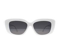 montana Women's Rectangle White Smoke Grey Polarized MP56 montana White One Size