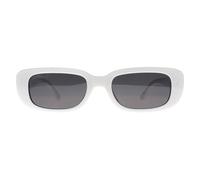 montana Women's Rectangle White Smoke Grey Polarized MP65