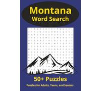 Montana Word Search Puzzle Book: Word Search with Easy to Read Print about Montana, Animals, Outdoors, and More | 6x9 inches, 110 pages |50+ Puzzles .... Gift for Holidays, Vacations, and Relaxation