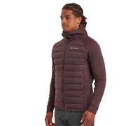 Montane Composite Hooded Down Jacket: Dark Garnet: L Size: L, Colour: