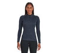 Montane Womens Dart Zip Neck T-Shirt: Eclipse Blue: 8 Size: 8, Colour: