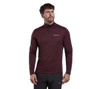 Montane Dart Long Sleeve Zip Neck: Dark Garnet: XL Size: XL, Colour: D