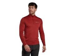 Montane Dart Long Sleeve Zip Neck: Dark Maple: L Size: L, Colour: Dark