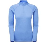 Montane Womens Dart Zip Long Sleeve T-Shirt: Cornflower: 10 Size: 10,
