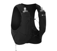 Montane Gecko VP 12+ Running Vest, Lightweight, 4-Way Stretch, with 2x 500ml Soft Flasks, Odour Control, 219g (Black, S)
