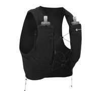 Montane Gecko VP 5+ Running Vest, Lightweight, with 2x 500ml Soft Flasks, BOUNCE CONTROL, 85% Nylon, 15% Elastane, 202g, Trail Running (Black, S)