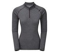 Montane Ladies Dart Long Sleeve Zip Neck Nordic Grey 14