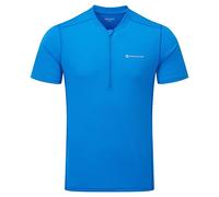 Montane Dart Nano Zip Short Sleeve T-shirt Blue XL Man