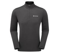 Montane Men's Dart XT Thermal Zip Neck Long Sleeved Top Midnight Grey