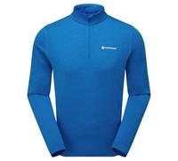 Montane Mens Dart Zip Neck T-Shirt Blue S