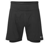 Montane Men's Slipstream Twin Skin Running Shorts Black
