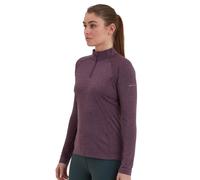 Montane Womens Dart Zip Long Sleeve T-Shirt: Mulberry: 16 Size: 16, Co