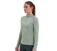 Montane Womens Dart Zip Long Sleeve T-Shirt: Pale Sage: 10 Size: 10, C