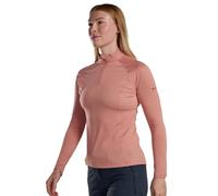 Montane Womens Dart Zip Long Sleeve T-Shirt: Pink Clay: 16 Size: 16, C